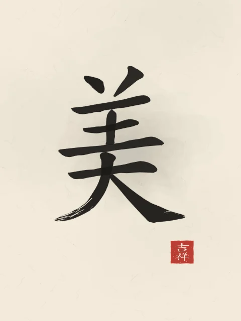 Beauté à l'encre, papier xuan, tableau caractère chinois beauté